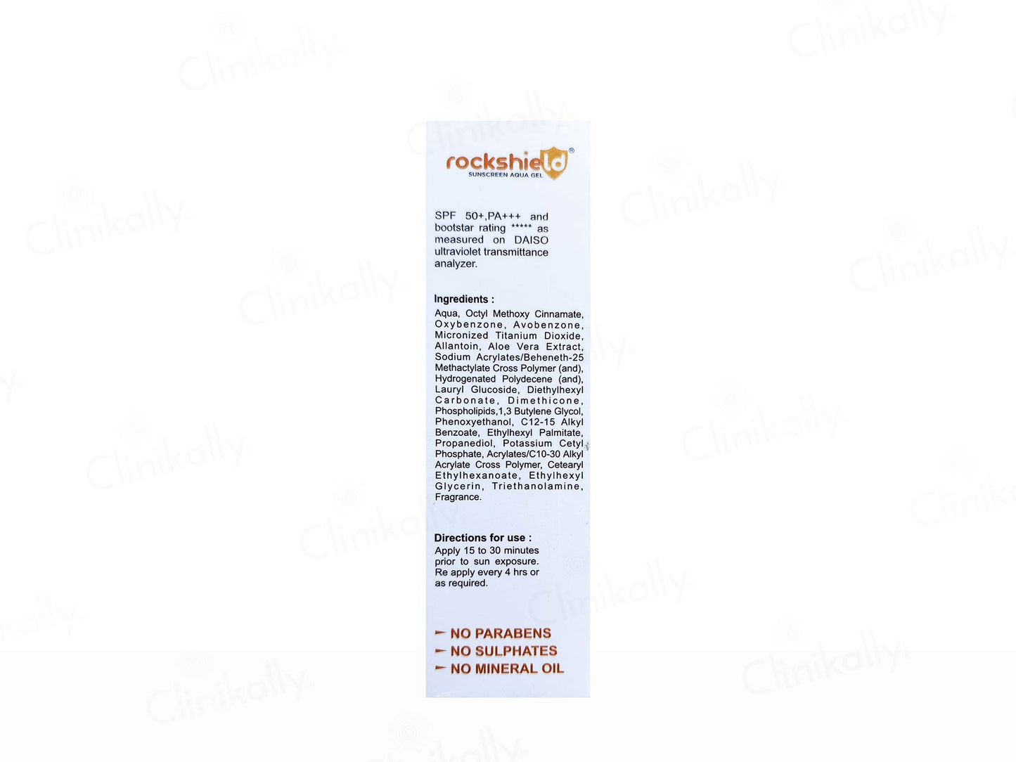 Rockshield Sunscreen Aqua Gel SPF 50 PA+++