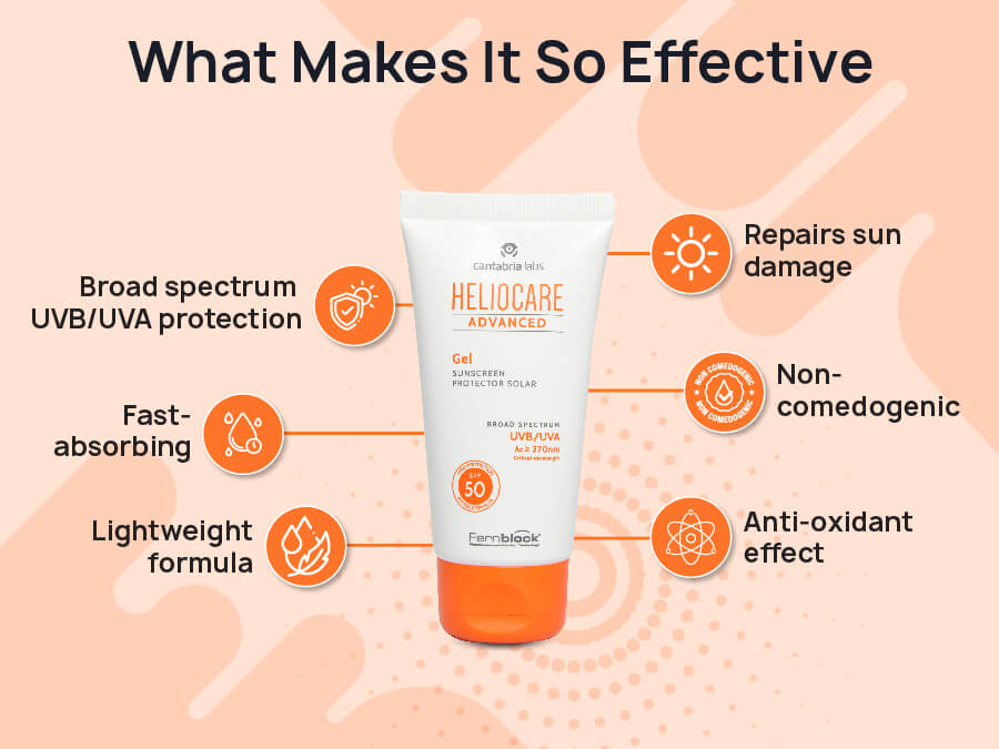 Heliocare Advanced Sunscreen Protector Solar Gel SPF 50