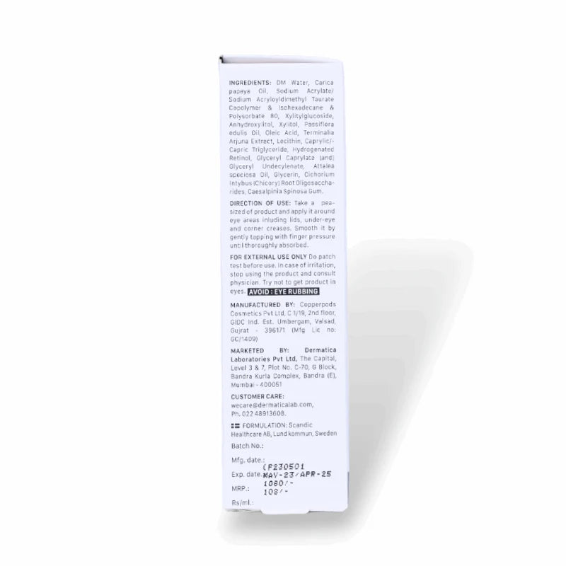 Dermatica Clear Circle | Reduces the appearance of fine lines, wrinkles