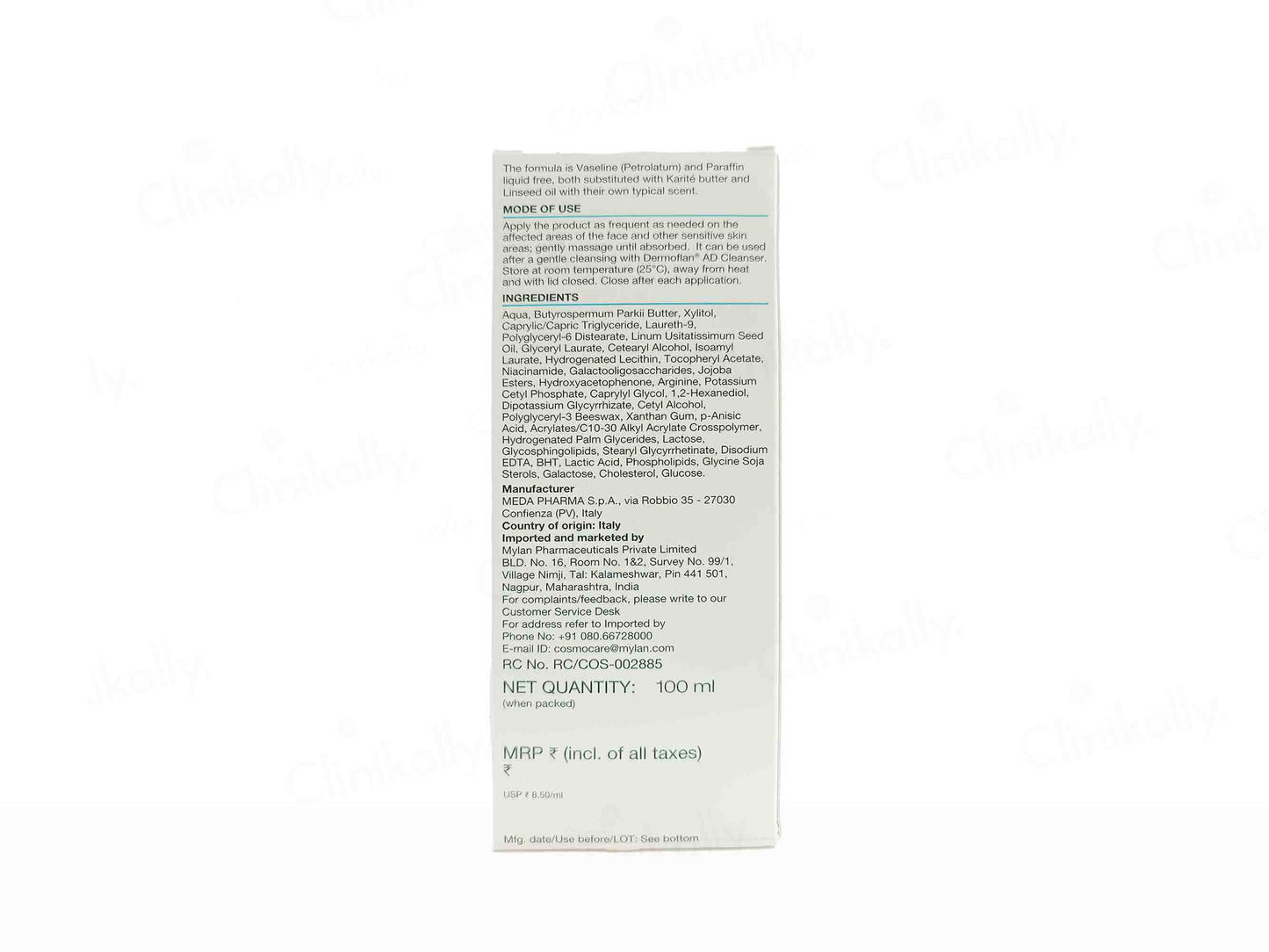 Dermoflan AD Sensitive Skin Emollient