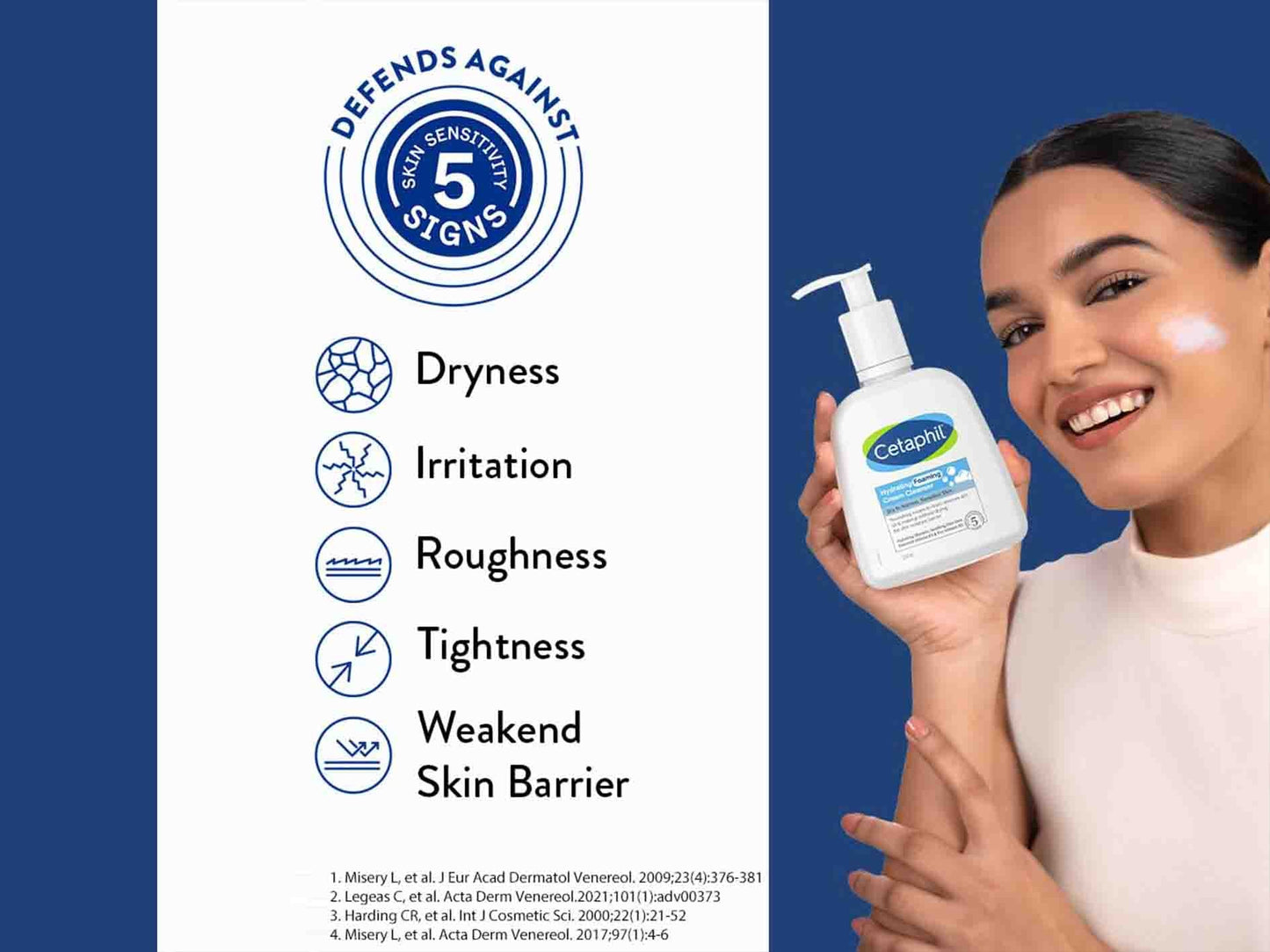 Cetaphil Hydrating Foaming Cream Cleanser