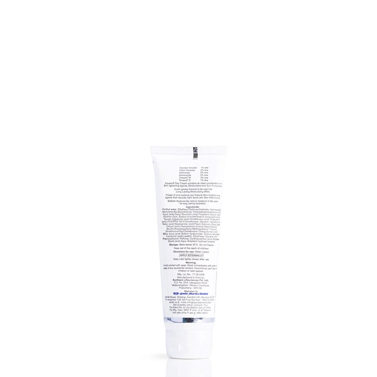 Aquasoft Day Advanced Hydration Cream SPF 50+ PA+++ 