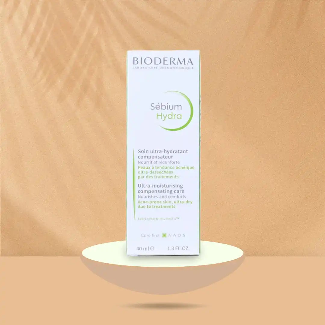 Bioderma Sebium Hydra Intensely skin moisturises for dry acne-prone skin- 40ml