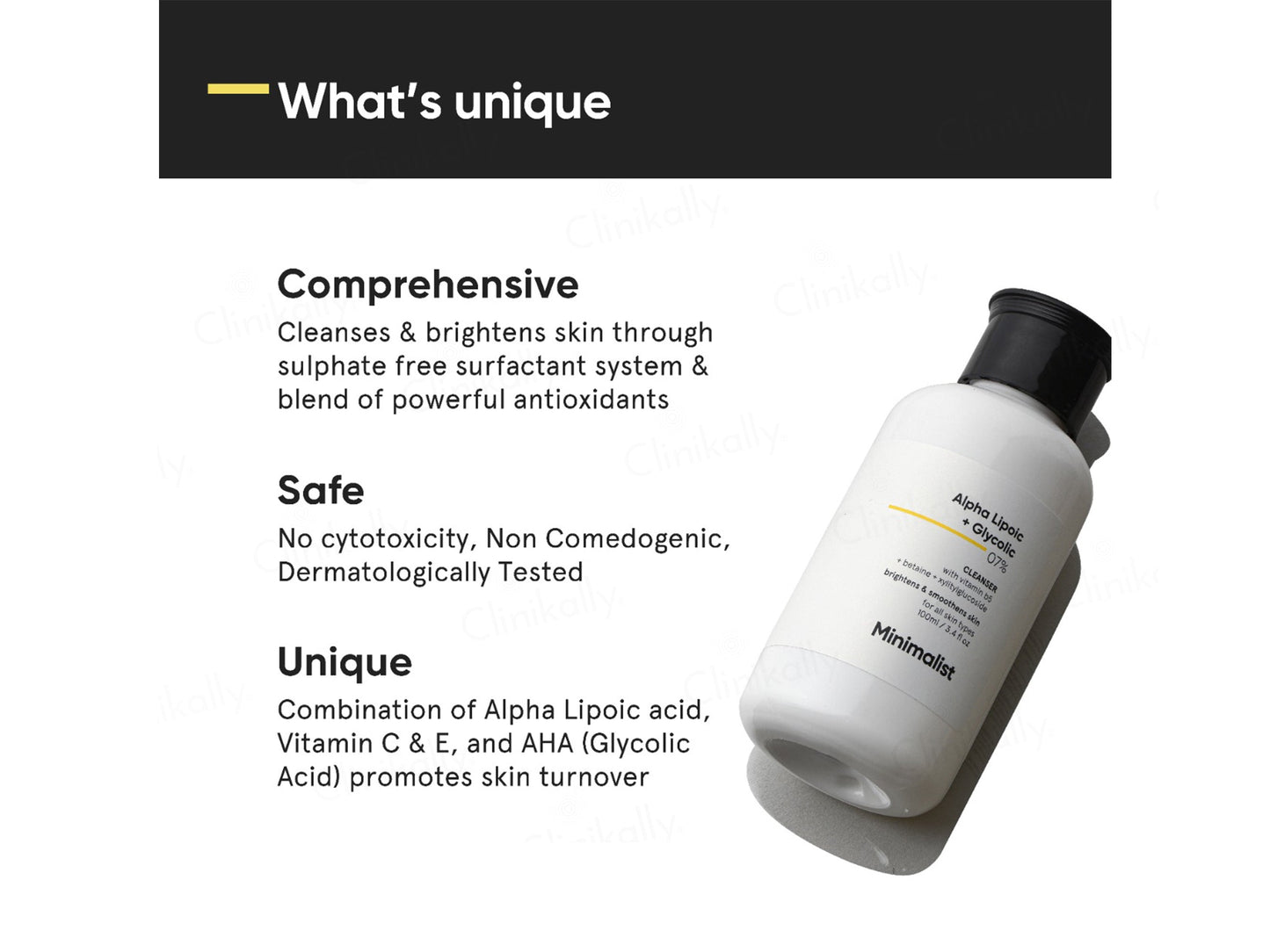 Minimalist 7% ALA & AHA Brightening Cleanser