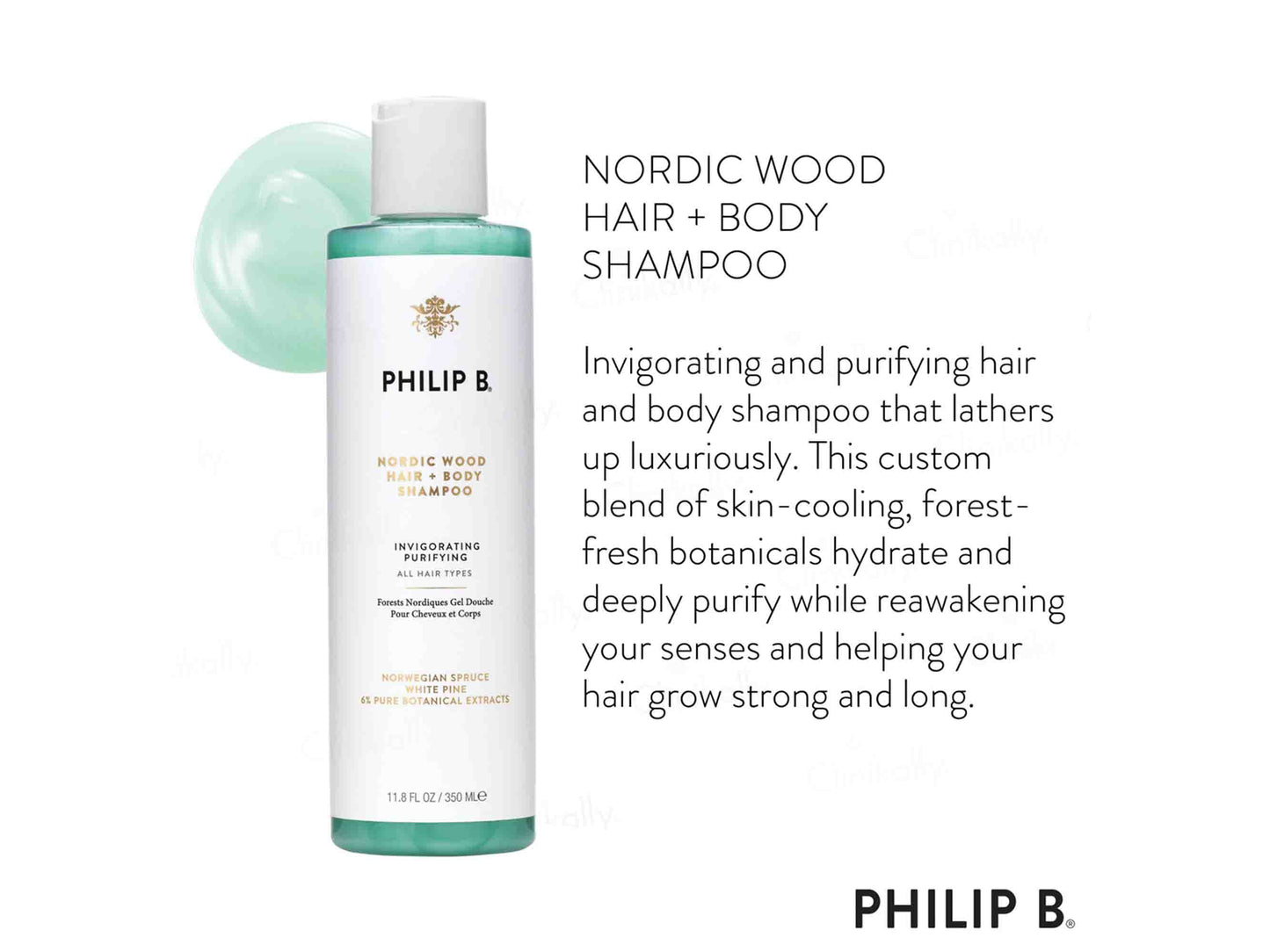 Philip B Nordic Wood Hair + Body Shampoo