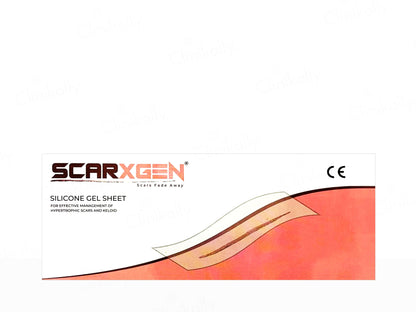 Scarxgen Silicone Gel Sheet For Hypertrophic Scars & Keloid