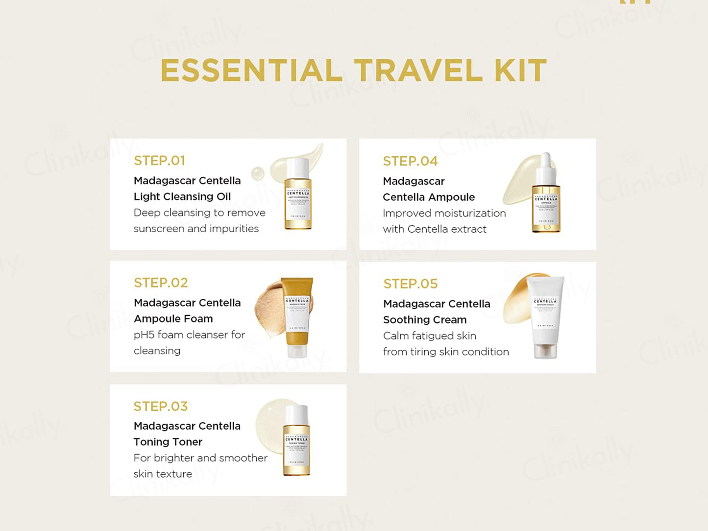 SKIN1004 Madagascar Centella Travel Kit