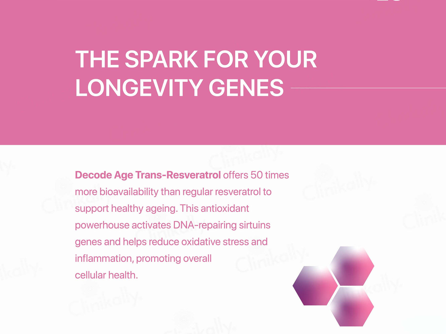 Decode Age Trans-Resveratrol 500 Vegan Capsule