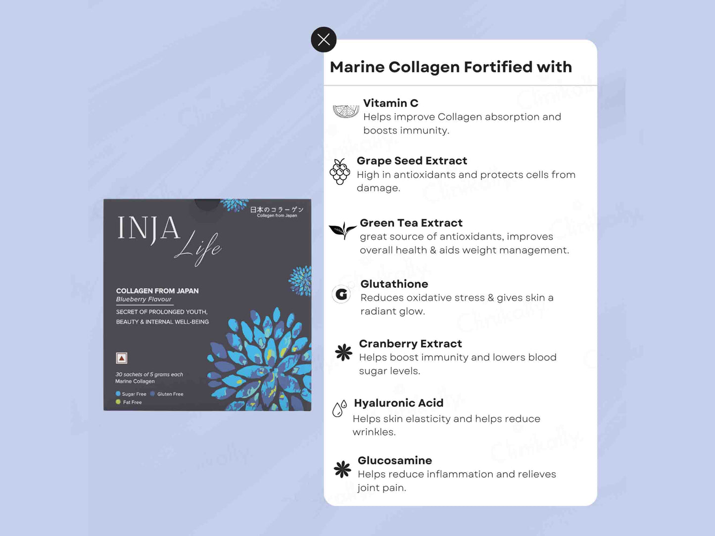 INJA Life Collagen - Blueberry