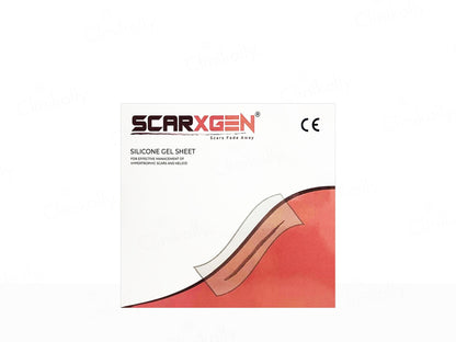 Scarxgen Silicone Gel Sheet For Hypertrophic Scars & Keloid
