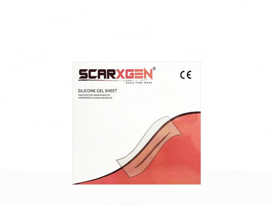 Scarxgen Silicone Gel Sheet For Hypertrophic Scars & Keloid