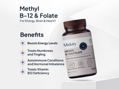Miduty Methyl B-12 & Folate Tablet
