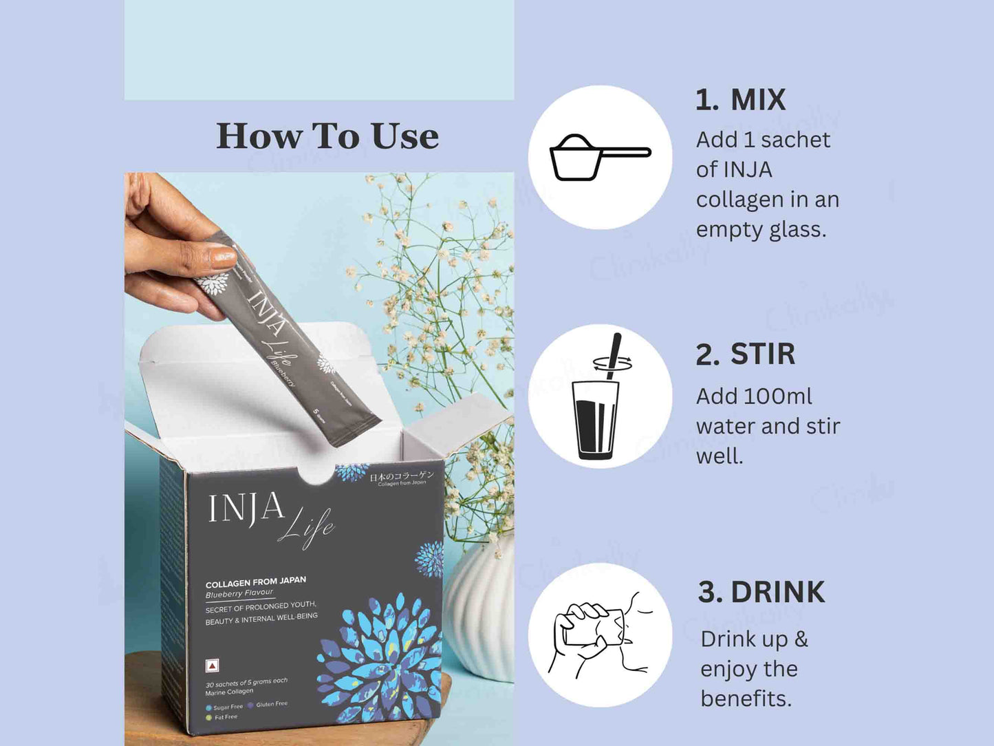 INJA Life Collagen - Blueberry