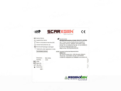 Scarxgen Silicone Gel Sheet For Hypertrophic Scars & Keloid