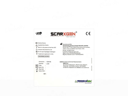Scarxgen Silicone Gel Sheet For Hypertrophic Scars & Keloid