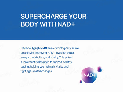 Decode Age Beta NMN 500 Vegan Capsule