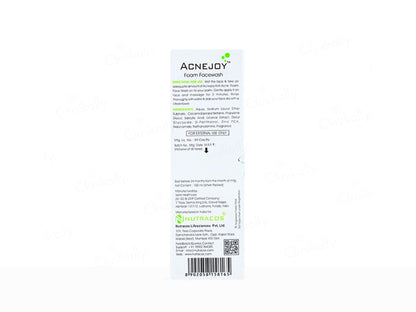 Acnejoy Anti-Acne Foam Facewash