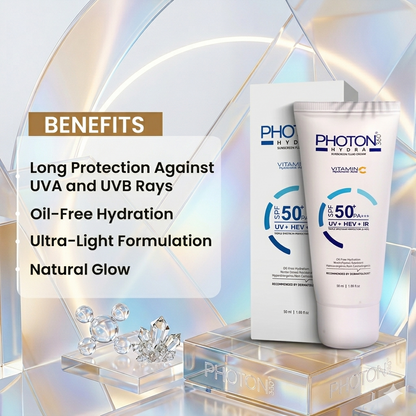 Aclaris Photon 360 Hydra Sunscreen Fluid Cream SPF 50+