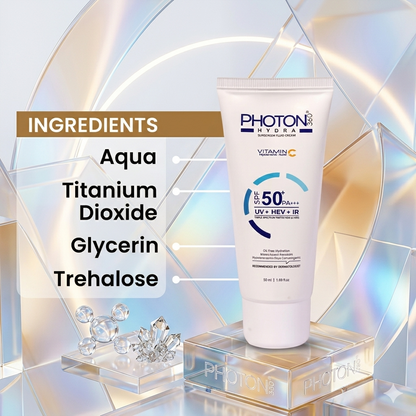 Aclaris Photon 360 Hydra Sunscreen Fluid Cream SPF 50+