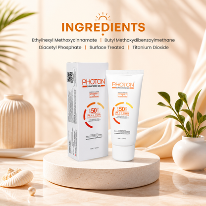 Aclaris Photon Sunscreen Gel SPF 50 PA+++