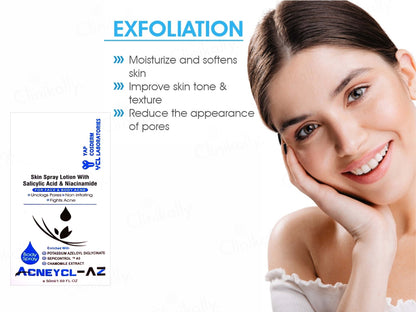 Acneycl-AZ Body Spray For Face & Body Acne