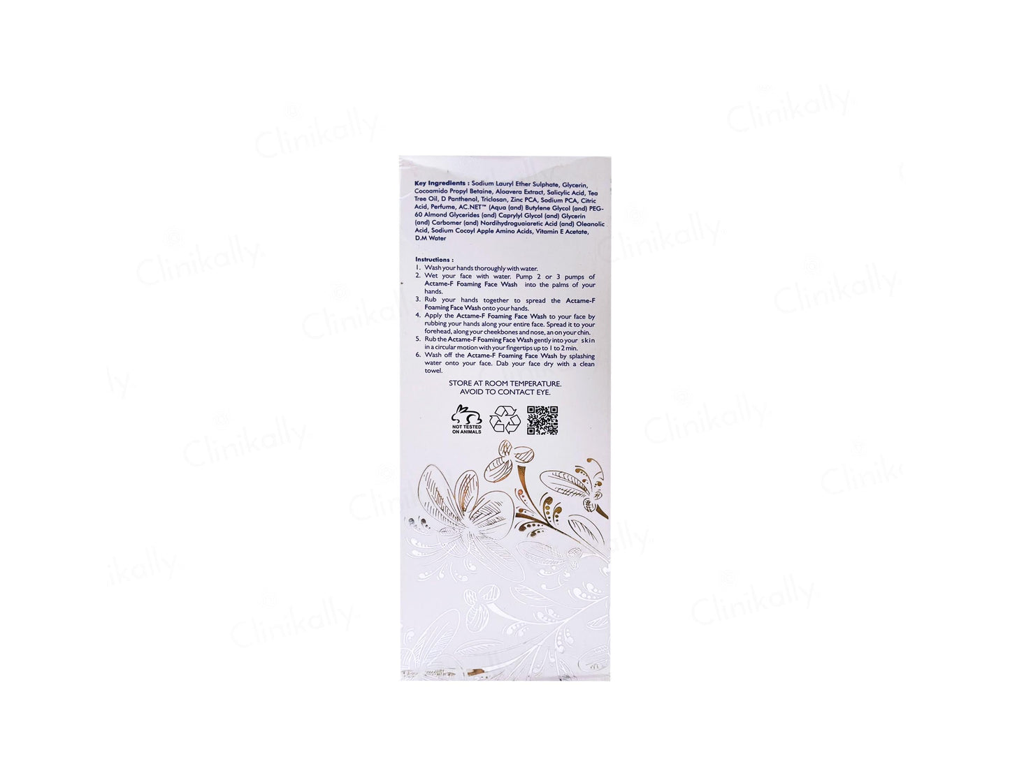 Actame F Foaming Face Wash