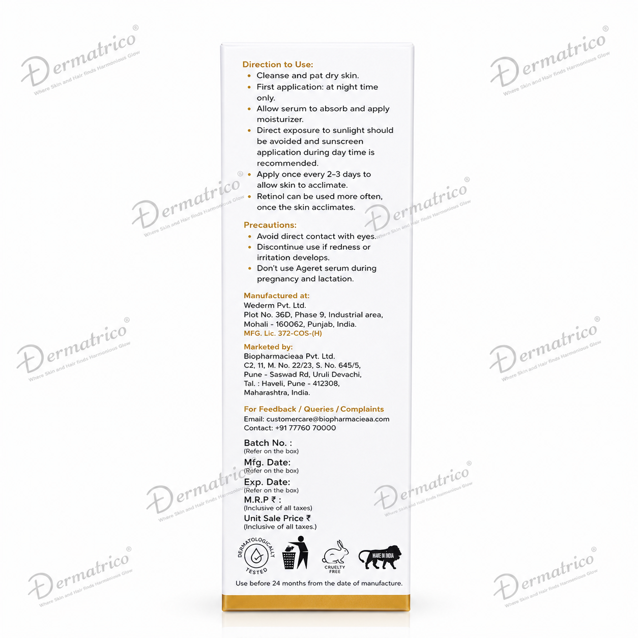 Ageret Age-Reversal Retinol Face Serum