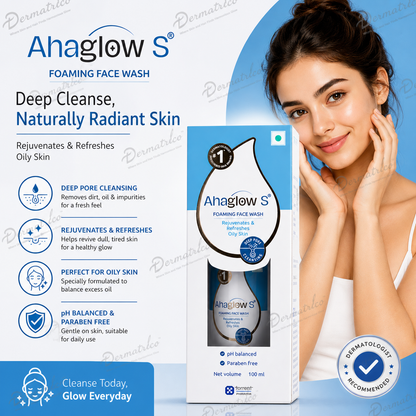 Ahaglow S Foaming Face Wash