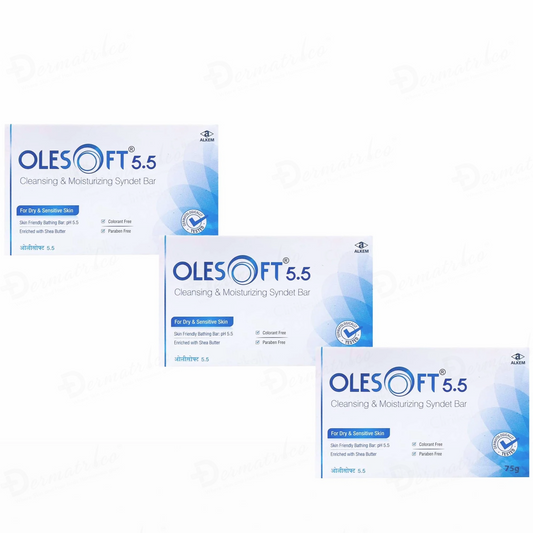 Alkem Olesoft 5.5 Cleansing & Moisturizing Syndet Bar