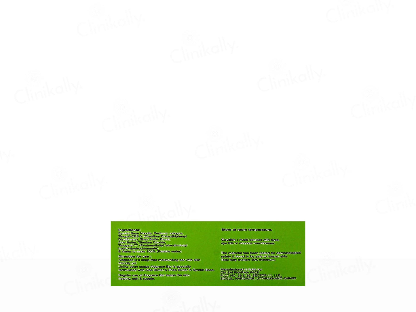Alograce Mild & Gentle Cleansing Baby Bathing Bar