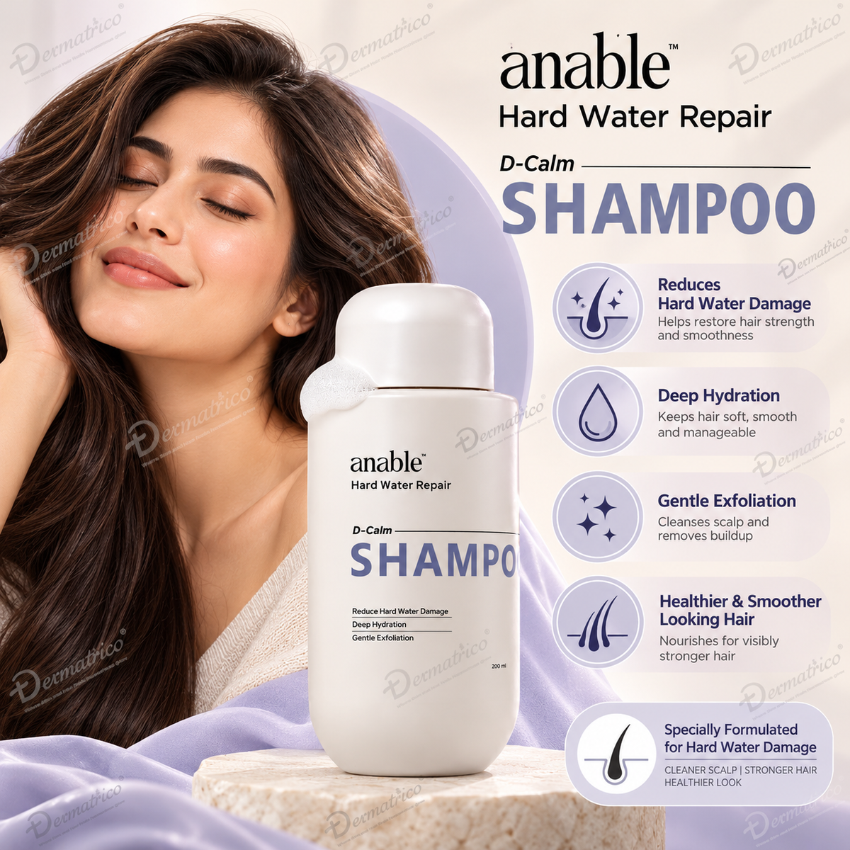 Anable D-Calm Hard Water Repair Shampoo