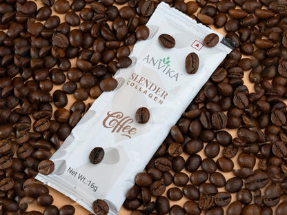 Anvika Slender Collagen Health Supplement Powder - Coffee Flavour