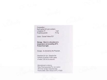 Argipreg L-Arginine & Proanthocyanidin Granules