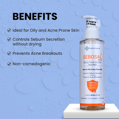Sebosal Face Wash | Soothing, Moisturization, Antioxidant Properties