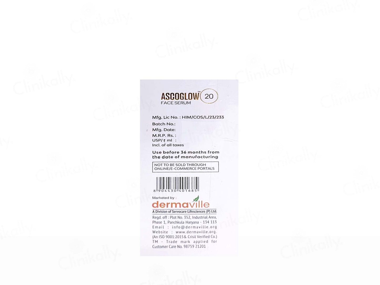 Ascoglow 20 Radiance & Collagen Boosting Face Serum
