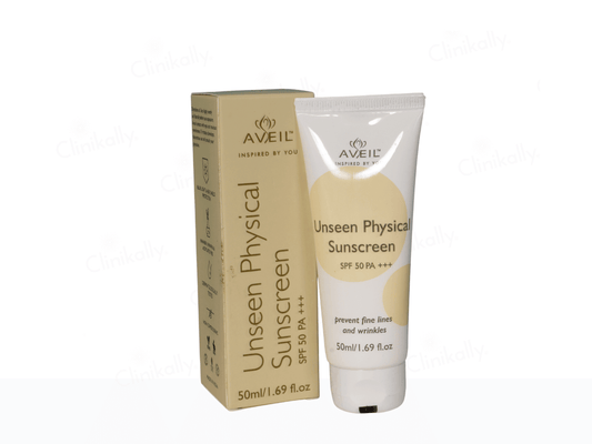 Aveil Unseen Physical Sunscreen SPF 50 PA+++