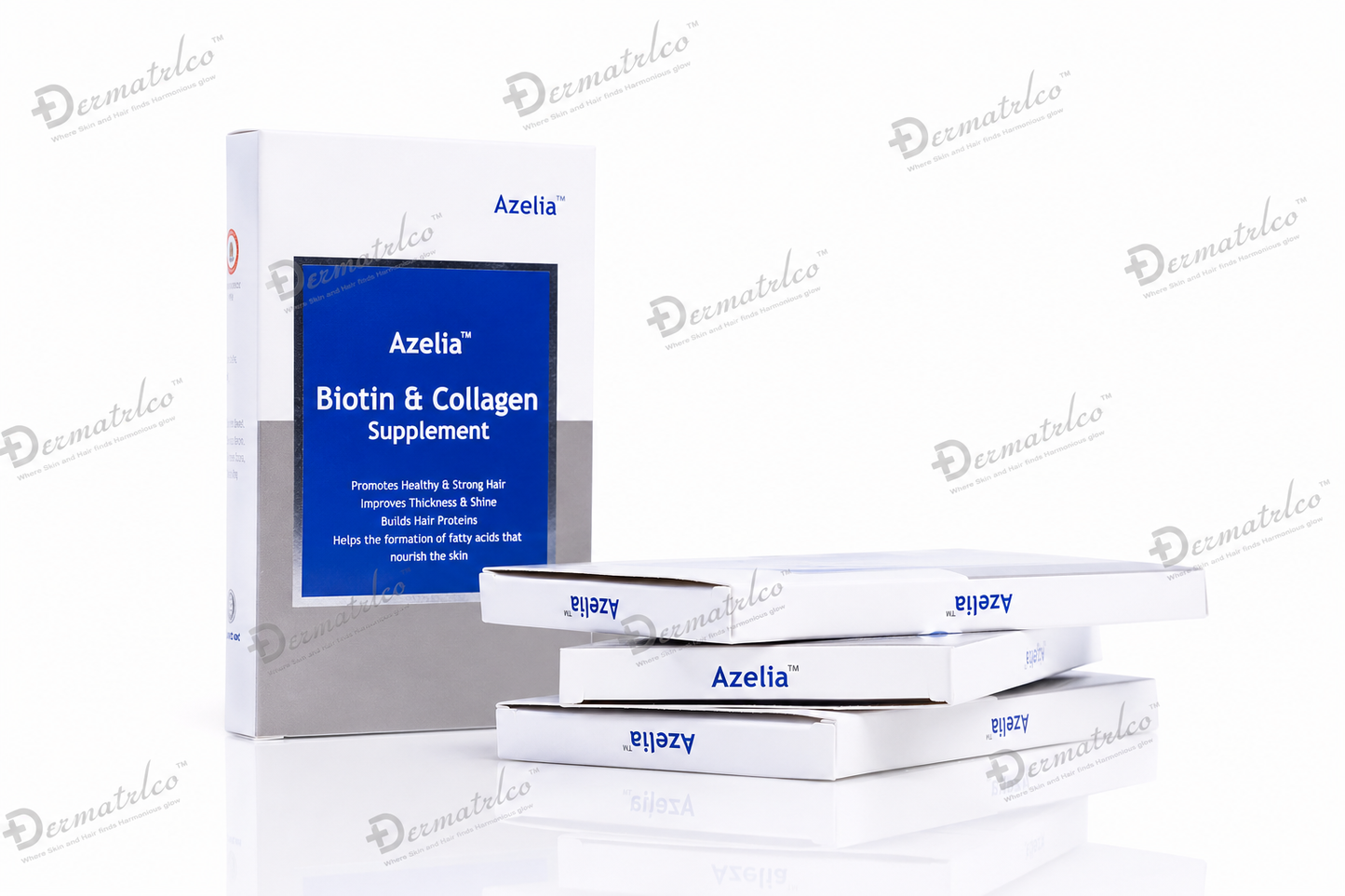 Azelia Biotin & Collagen Supplements for Hair, Skin & Nails