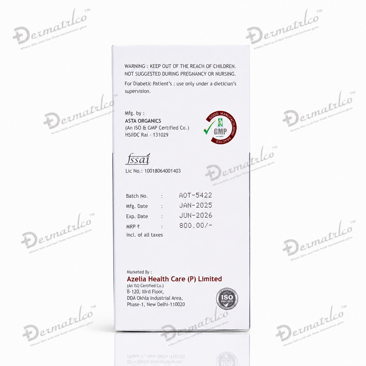 Azelia I-GLO Glutathione Tablets for Skin Brightening & Daily Wellness Support