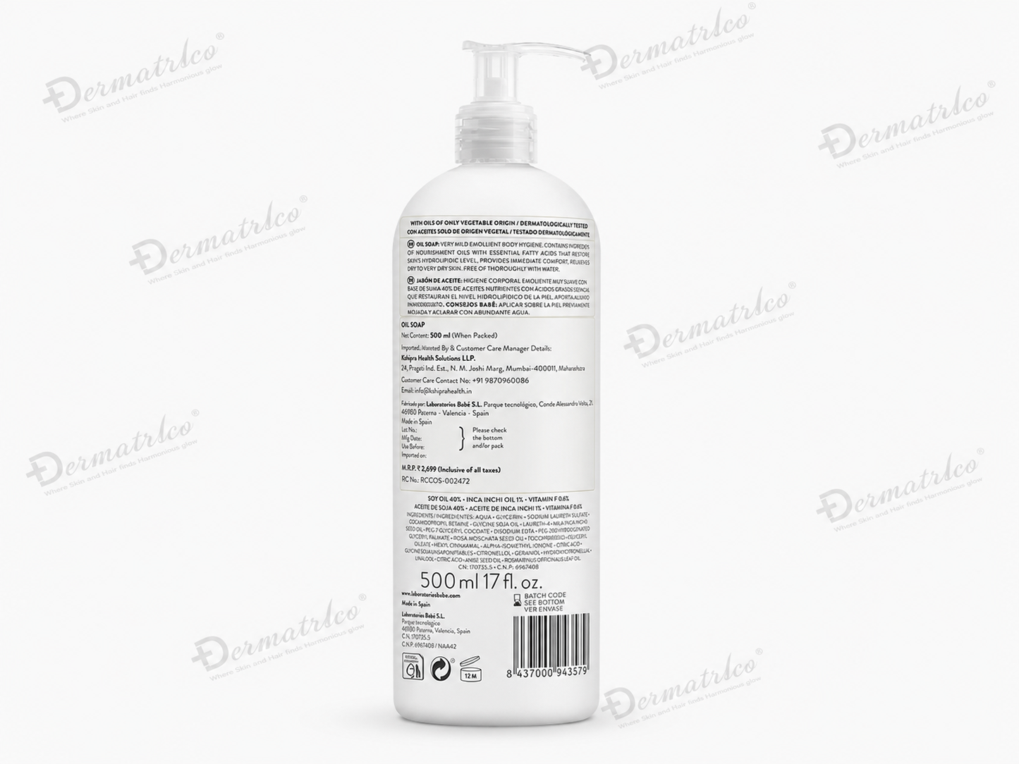 BABE Oil Soap ( Omega - 3,6,9 )