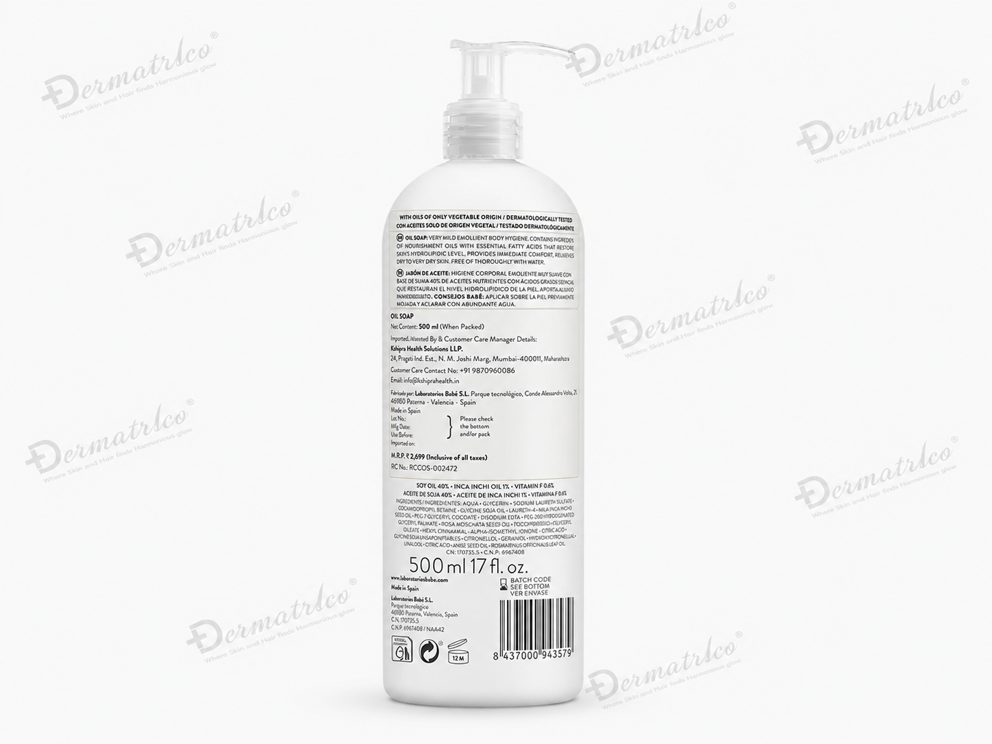 BABE Oil Soap ( Omega - 3,6,9 )