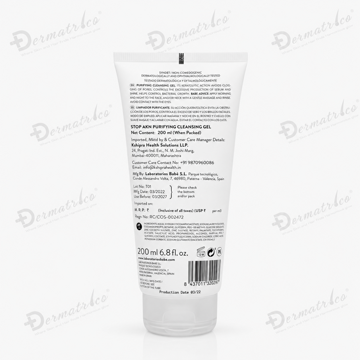 BABE Stop AKN Purifying Cleansing Gel