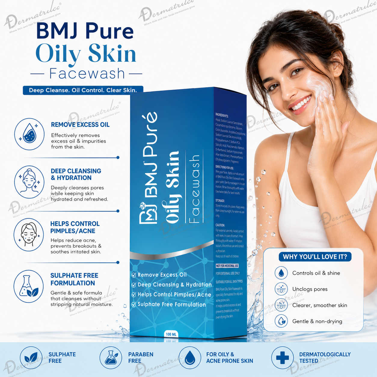 BMJ Pure Oily Skin Face Wash