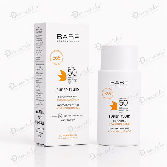 Babe super fluid SPF 50 high protection facial sunscreen 