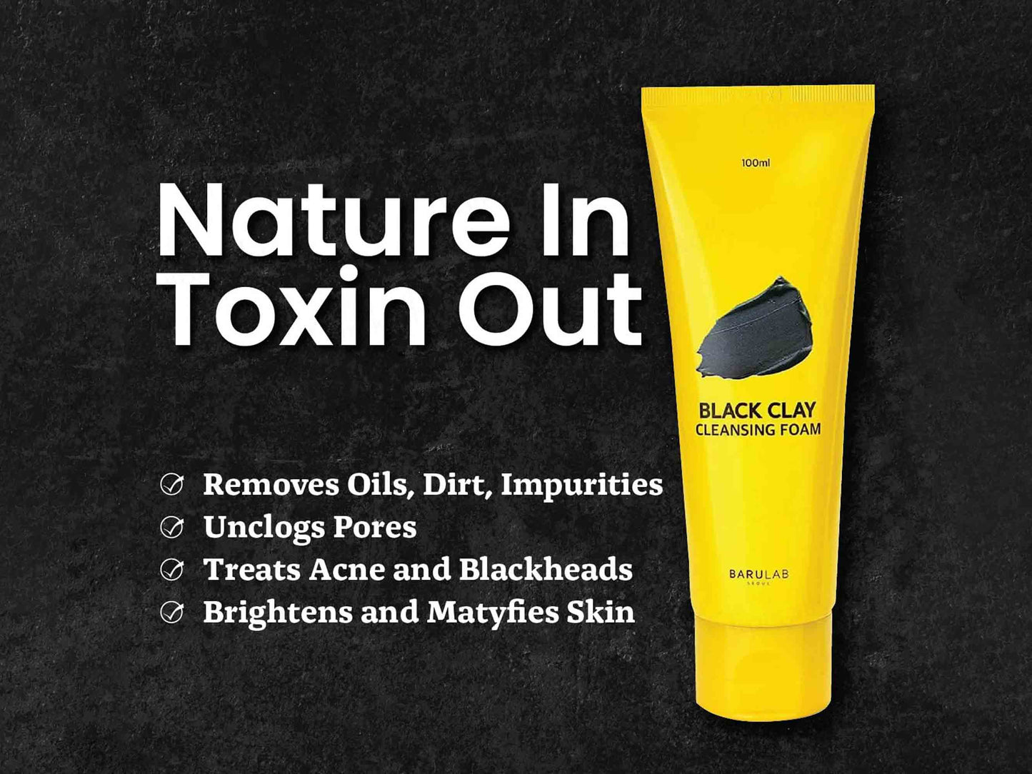 Barulab Black Clay Cleansing Foam