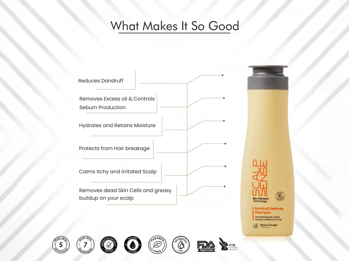 Beauty Garage Scalp Sense Dandruff Defense Shampoo