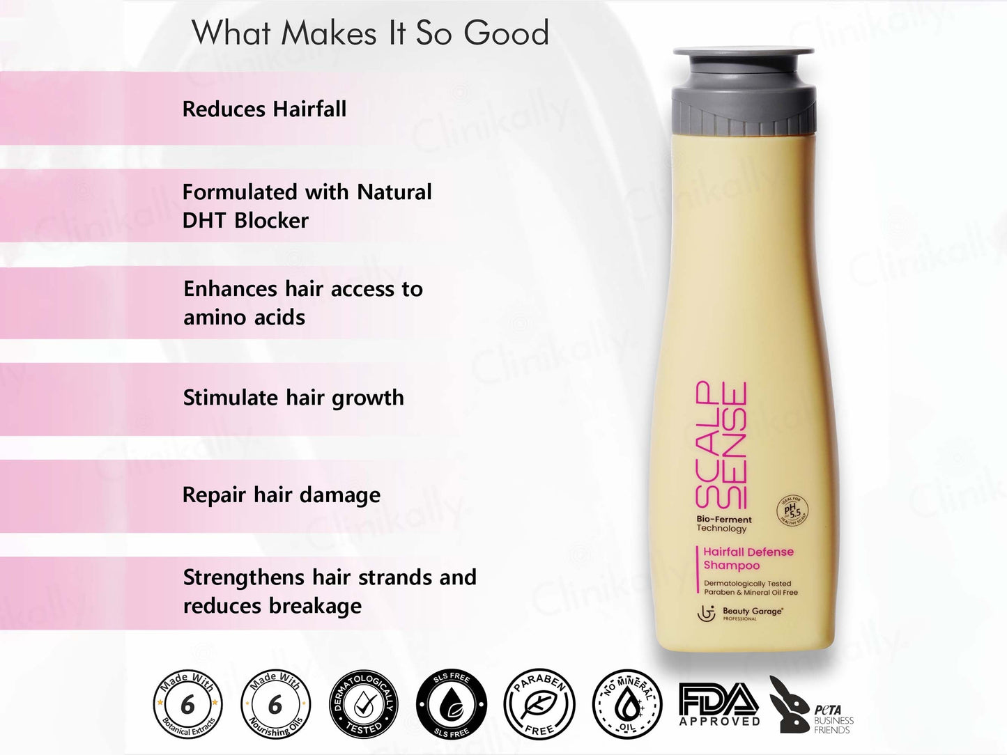 Beauty Garage Scalp Sense Hairfall Defense Shampoo