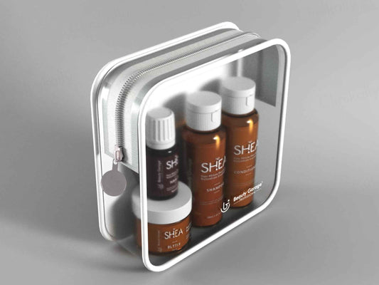 Beauty Garage Pure African Shea Butter Retention Treatment Travel Kit
