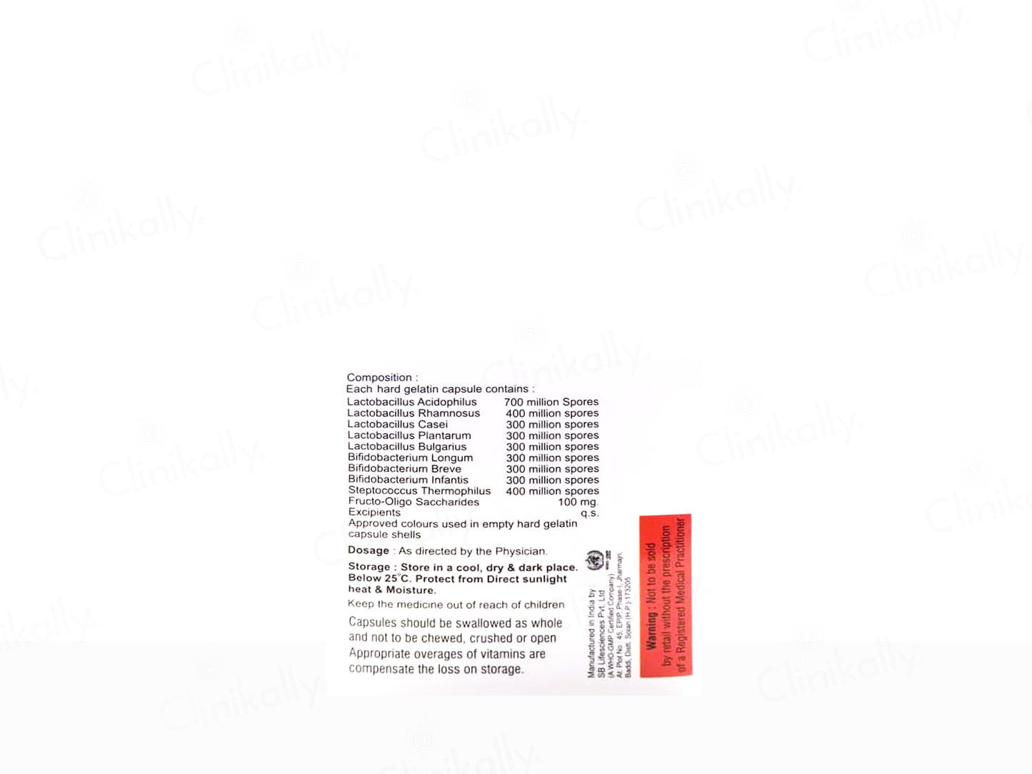 Bectomus Prebiotic & Probiotics Capsule