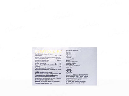 Beratoxid-HC Soft Gelatin Capsule || Antioxidant For Cellular Health 