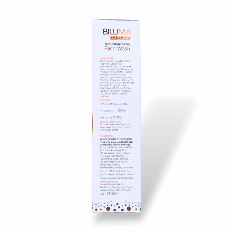  Biluma Advance Face Wash | Reduce dark spots or hyperpigmentation